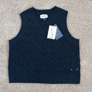 Universal Thread Sweater Vest - Navy Blue - Size Small